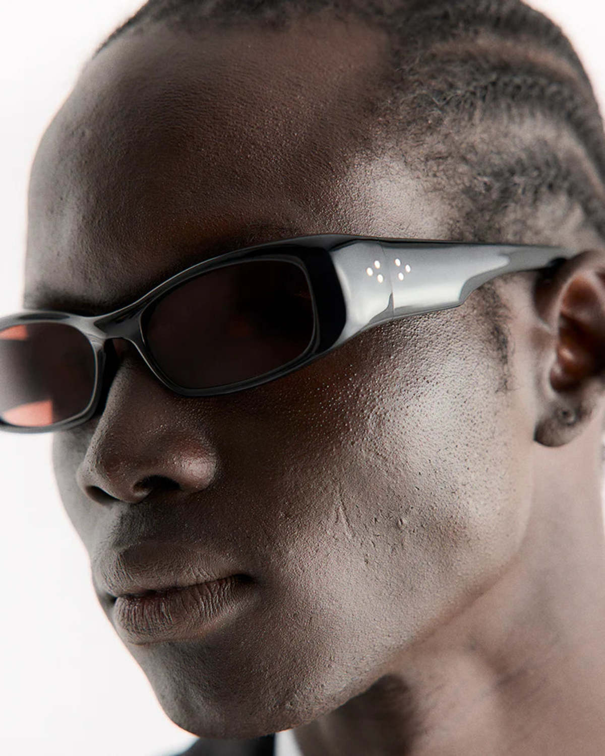 Port Tanger Leila in Black Acetate With Amber Lens Eyewear - Image 7 of 9