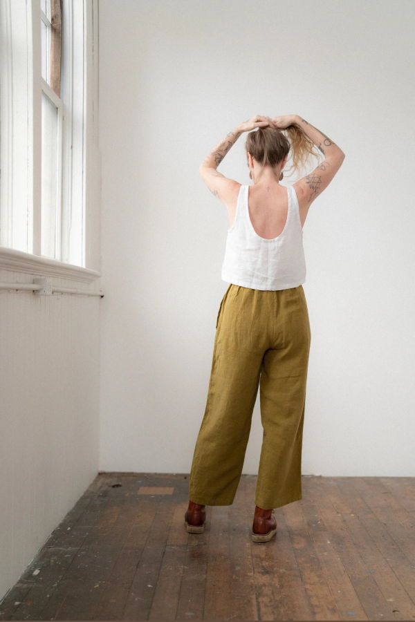 Moss Grey Nora Trouser