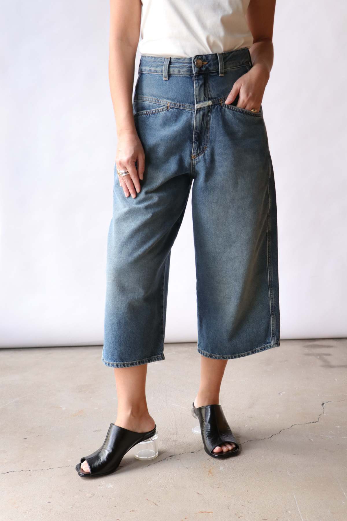 Closed Baggy Shorts - Dark Blue - Image 1 of 6