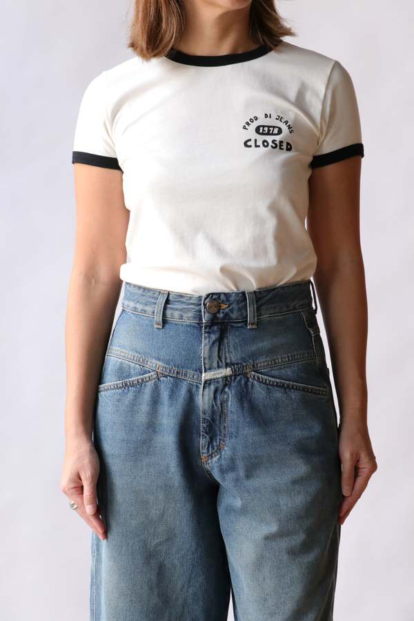 Closed Slim Tee - Ivory Closed Slim Tee - Ivory