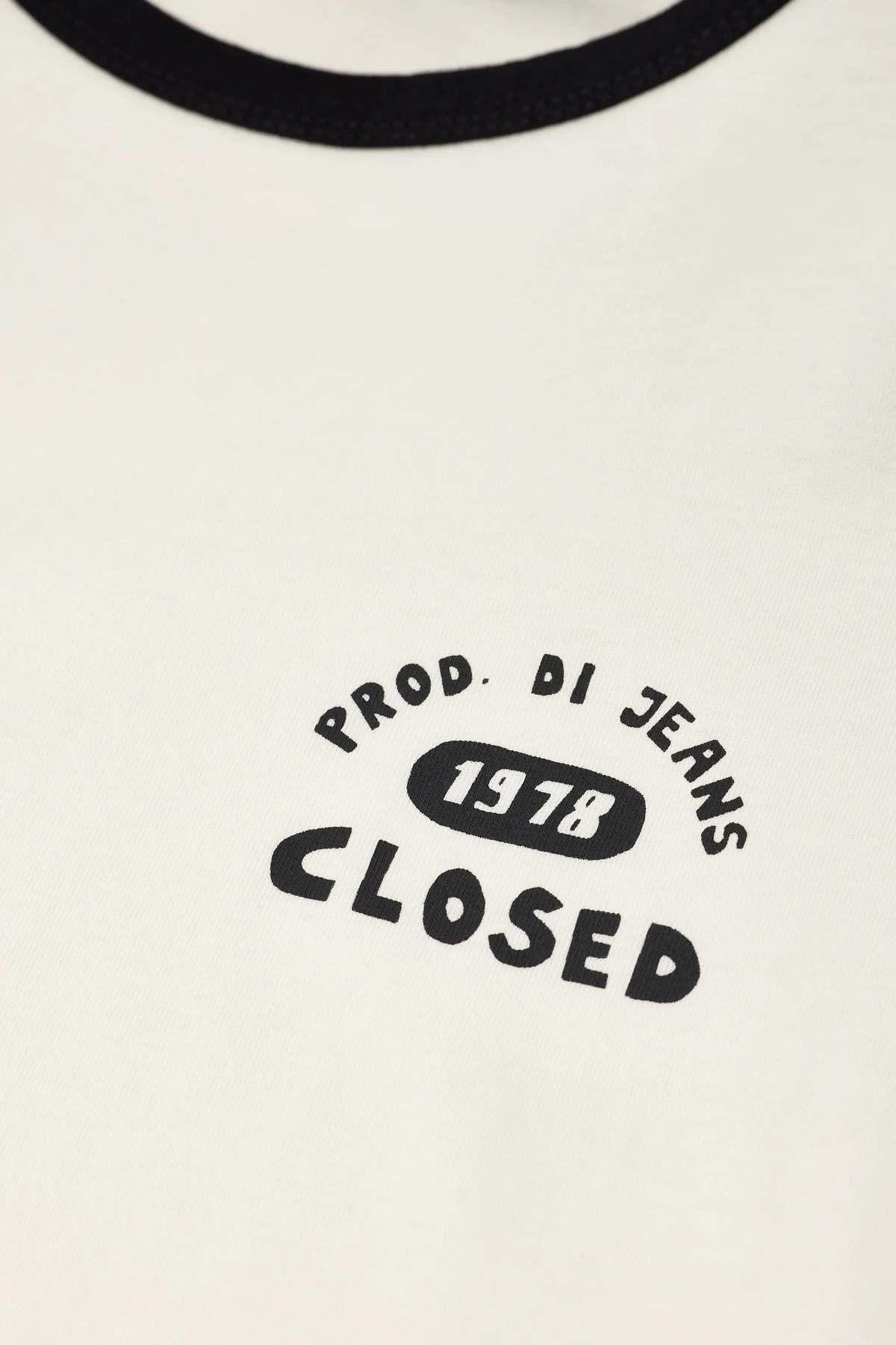 Closed Slim Tee - Ivory - Image 5 of 6