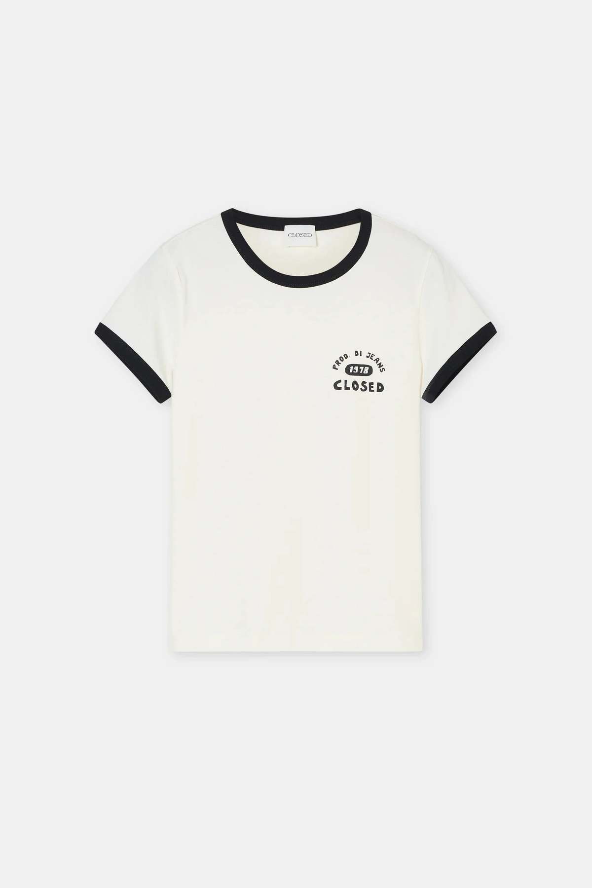 Closed Slim Tee - Ivory - Image 6 of 6