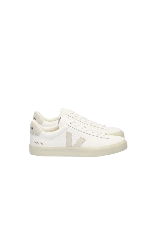 VEJA Campo Leather Sneaker - White / Natural