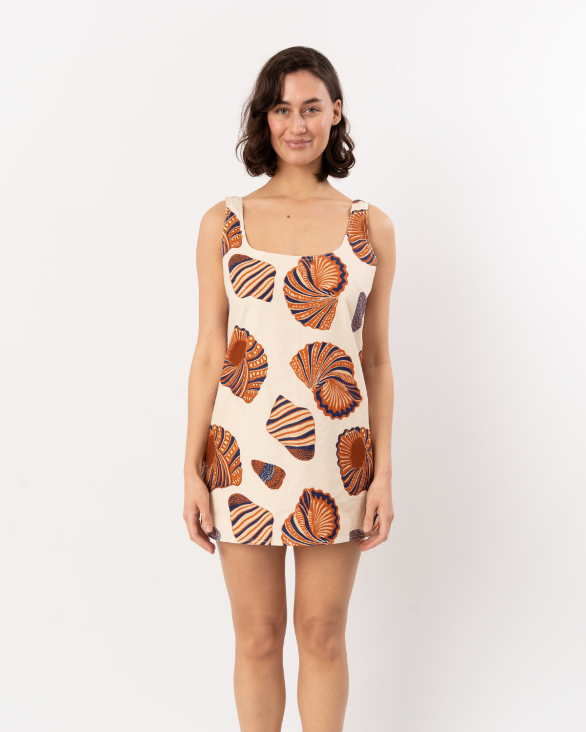 Simon Miller Sahara Linen Mini Dress - Natural Shell - Image 1 of 8