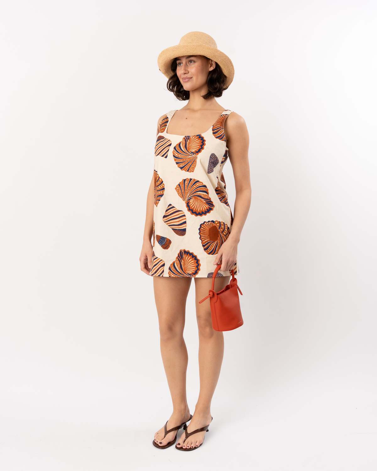 Simon Miller Sahara Linen Mini Dress - Natural Shell - Image 3 of 8