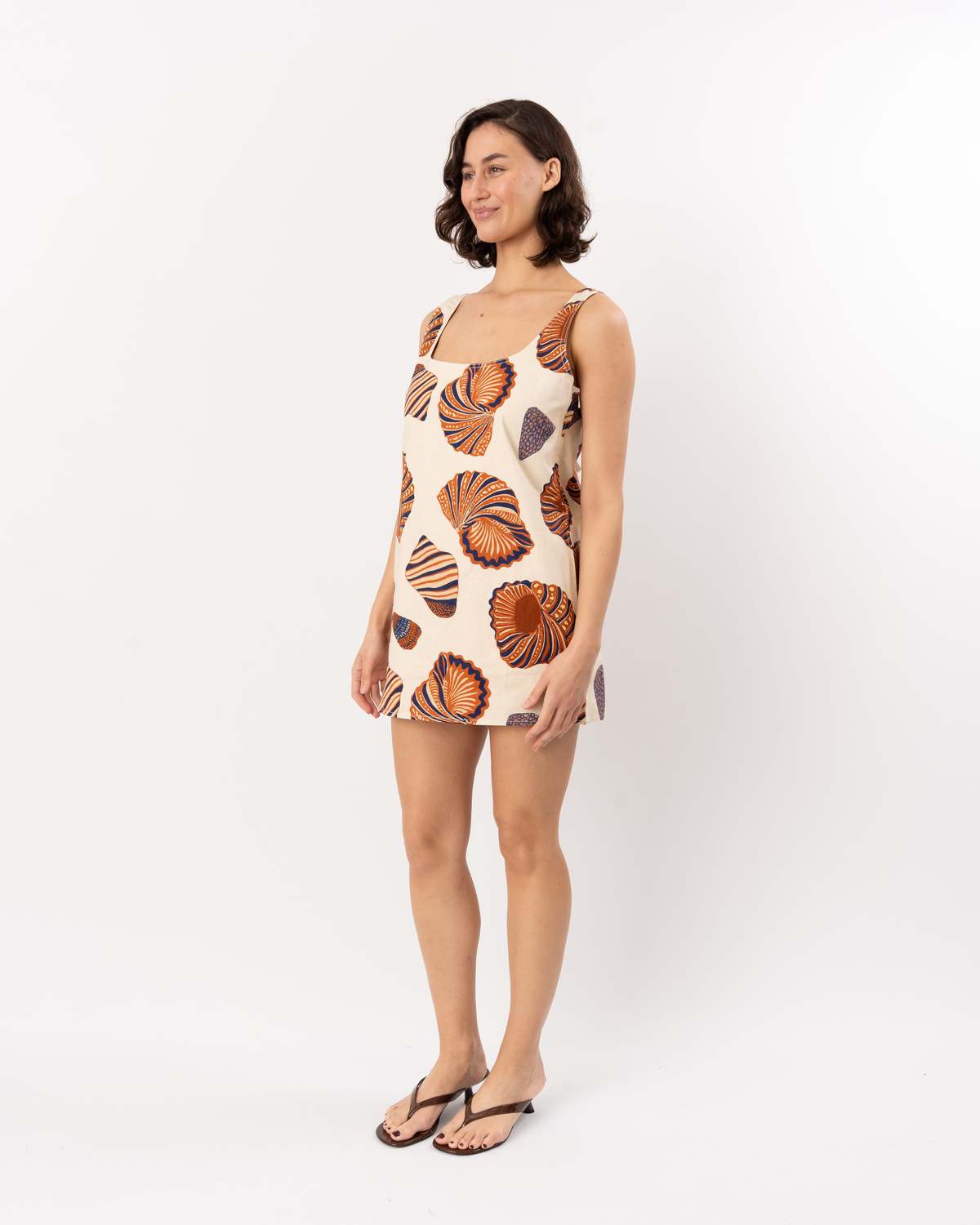 Simon Miller Sahara Linen Mini Dress - Natural Shell - Image 5 of 8