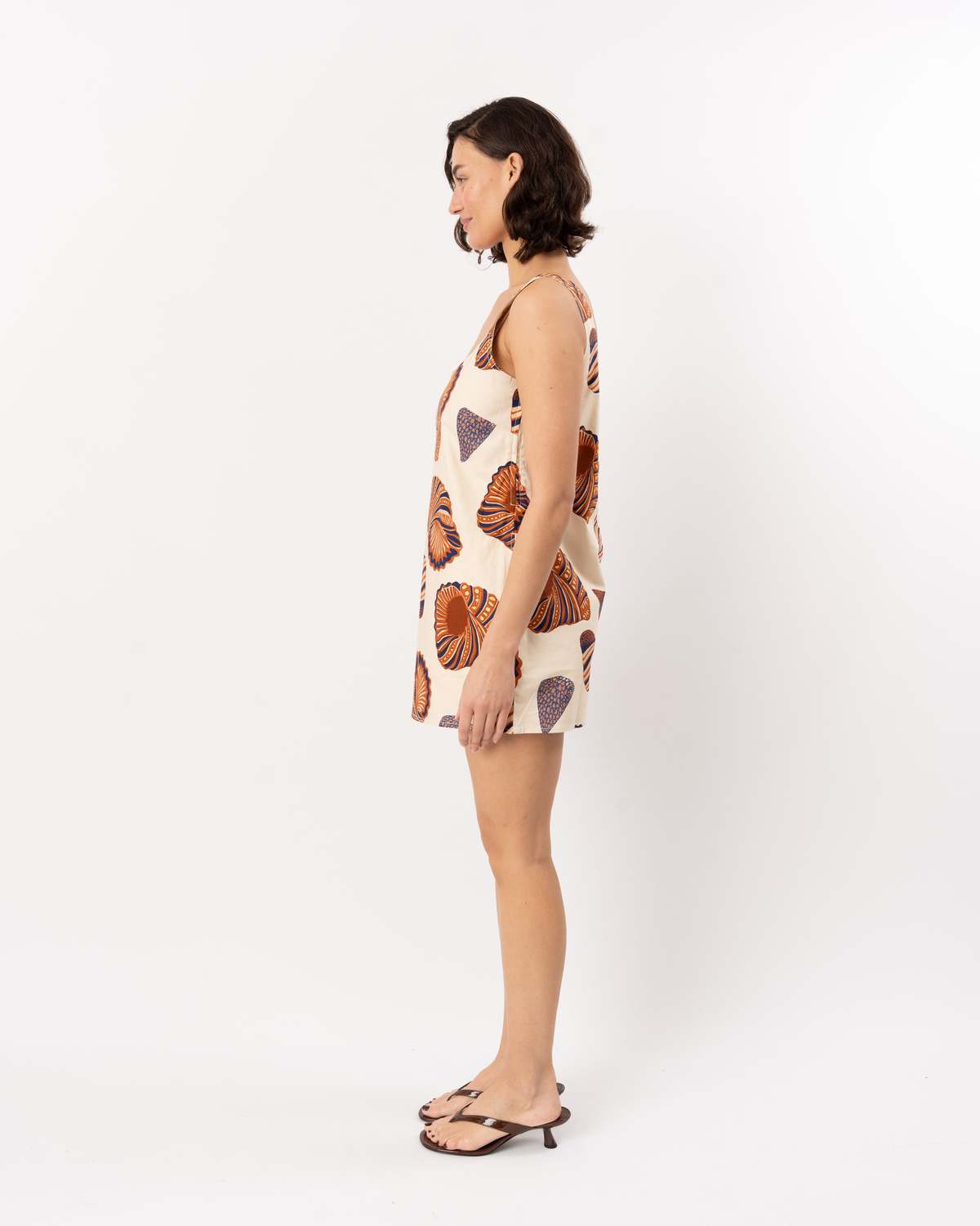 Simon Miller Sahara Linen Mini Dress - Natural Shell - Image 6 of 8