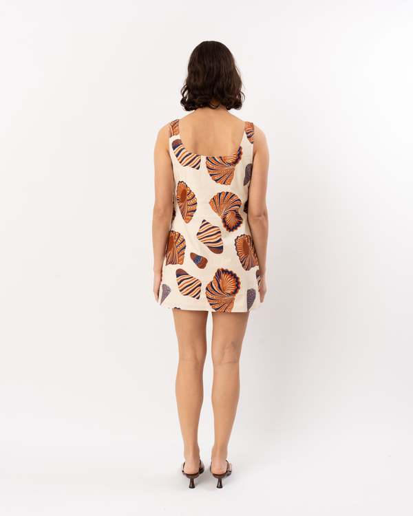 Simon Miller Sahara Linen Mini Dress - Natural Shell