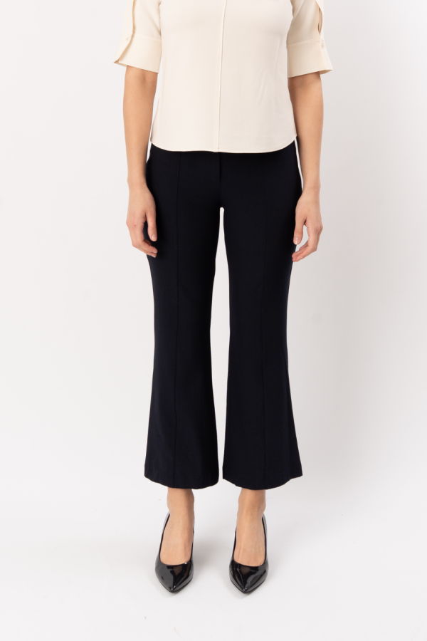 Theory Seamed Kick Pant - Midnight Navy