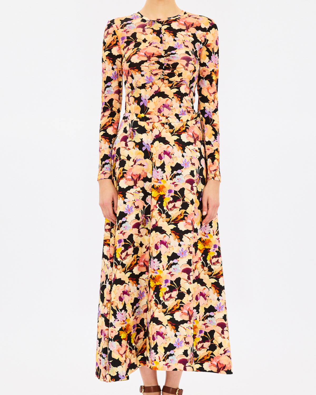 Ulla Johnson Sophea Cotton Skirt - Night Bloom - Image 1 of 3
