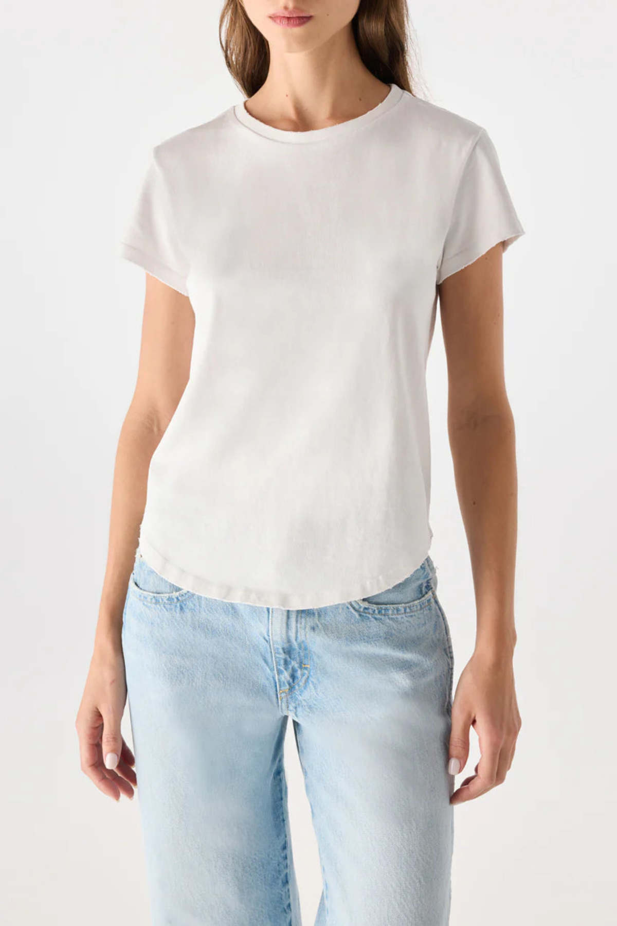 amo denim Forever Tee - Eggshell - Image 1 of 2