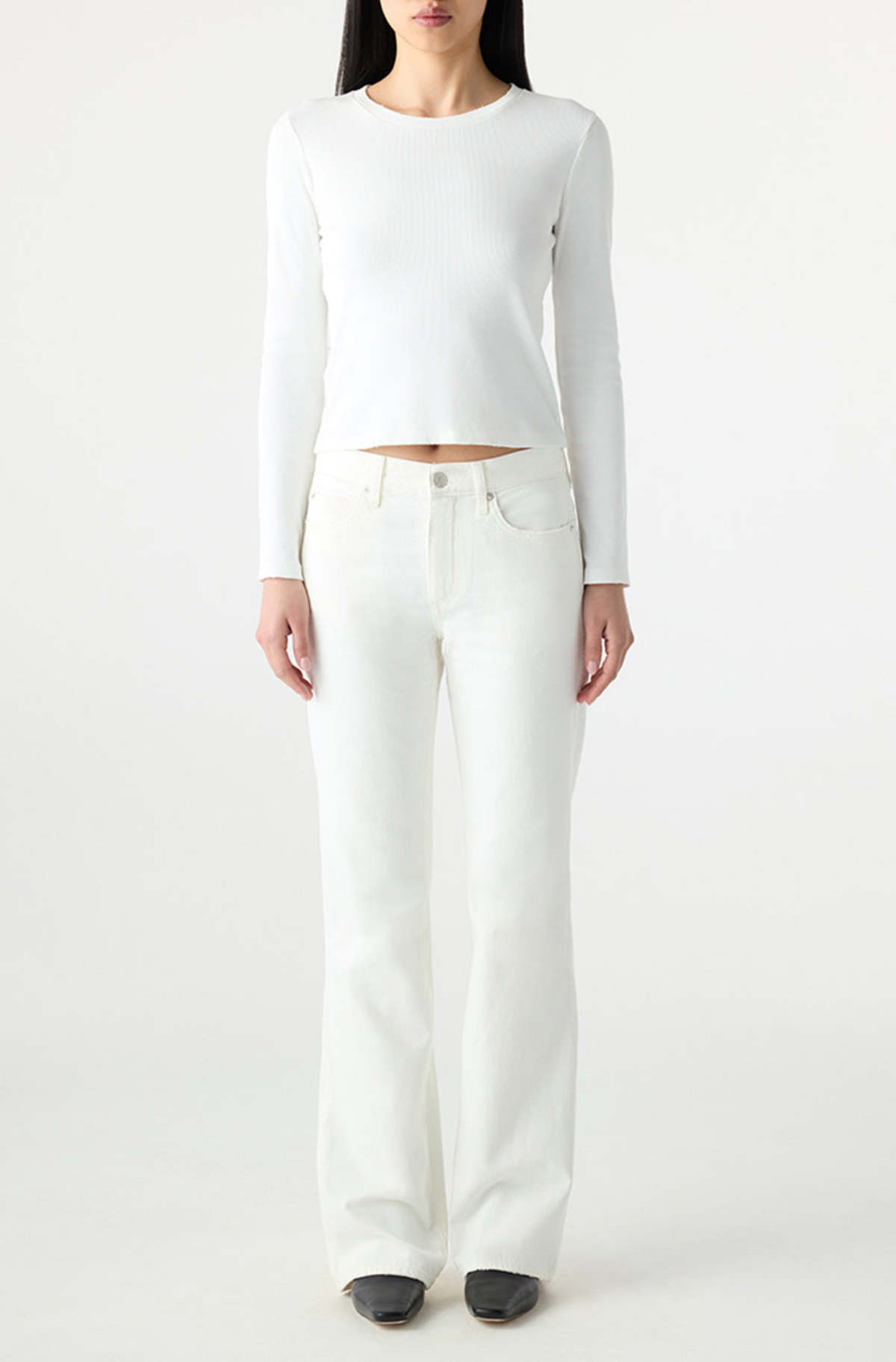 amo denim Marcenia Jeans - Eggshell - Image 1 of 4