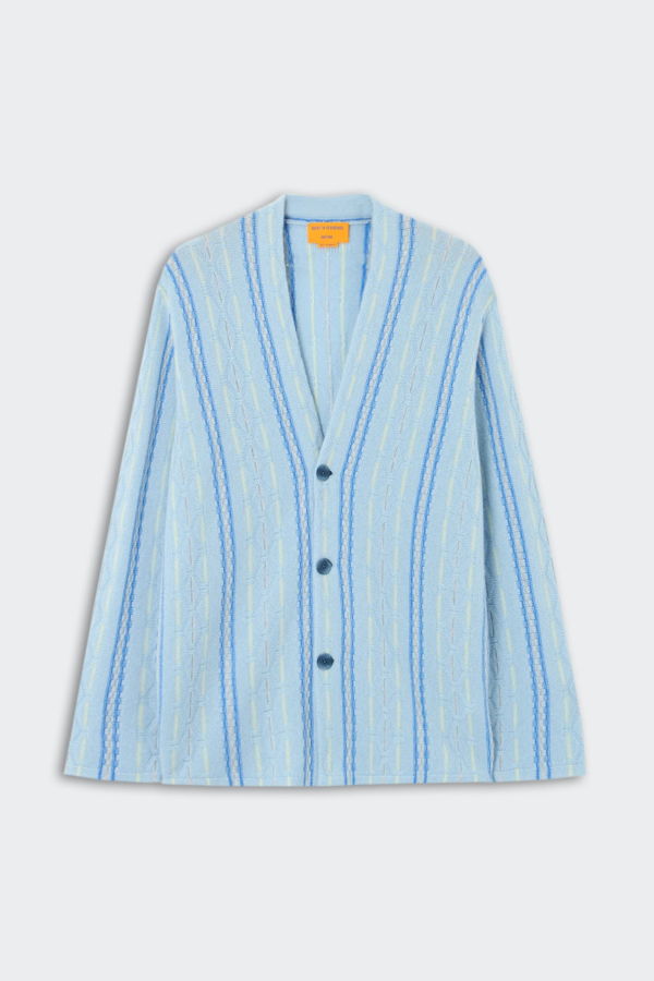 Guest in Residence Baja Everywear Cardigan - Clear Sky Combo