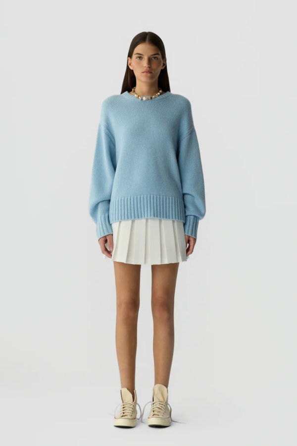 Guest in Residence Cozy Crew Sweater - Clear Sky