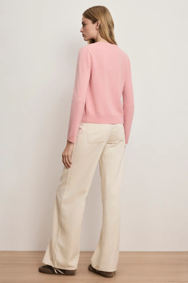 Veronica Beard Daro Cashmere Cardigan - Petal