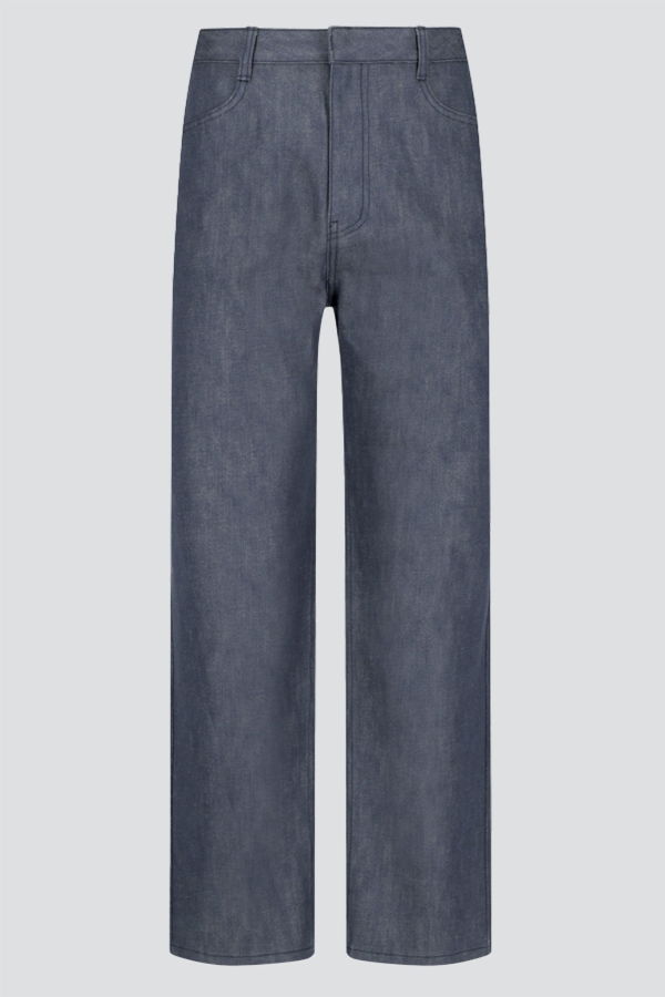 AMOMENTO Straight Fit Denim Pant