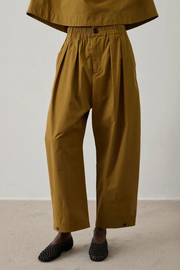 Soeur Elasticated Vernon Pant - Brown