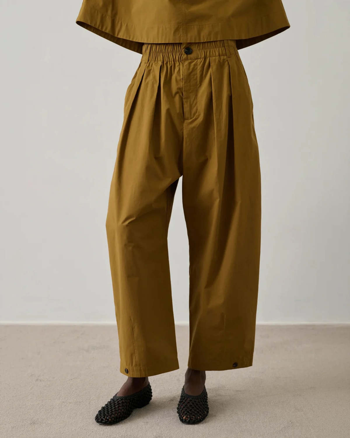 Soeur Elasticated Vernon Pant - Brown - Image 2 of 5
