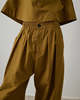 Soeur Elasticated Vernon Pant - Brown - Thumbnail 4