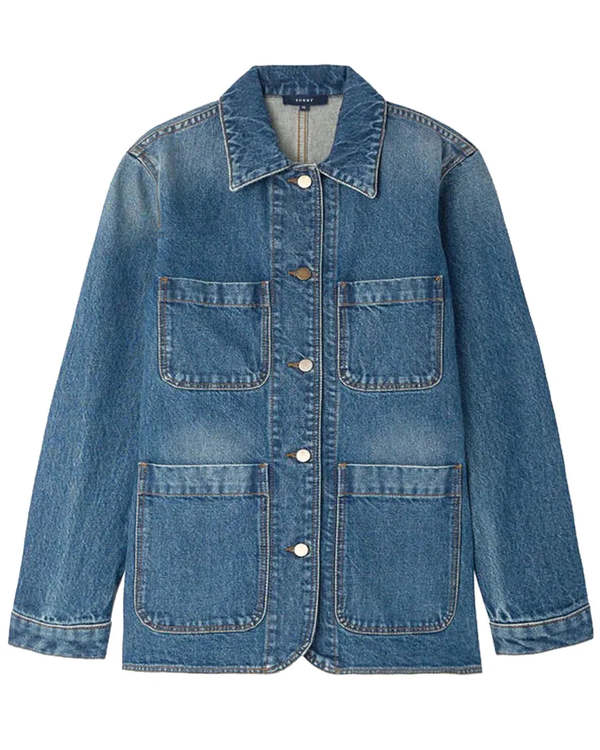 soeur Garry Denim Jacket - Blue soeur Garry Denim Jacket - Blue