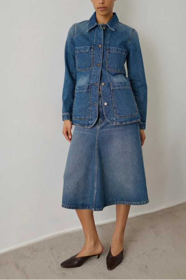 soeur Garry Denim Jacket - Blue