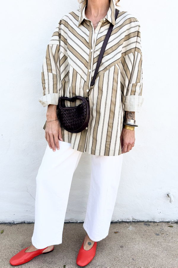 Colibri Gatsby Button Down Shirt - Chevron