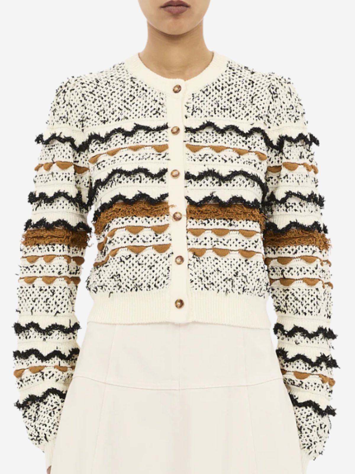 Ulla Johnson Cecilia Long Sleeve Cardigan - Image 2 of 2