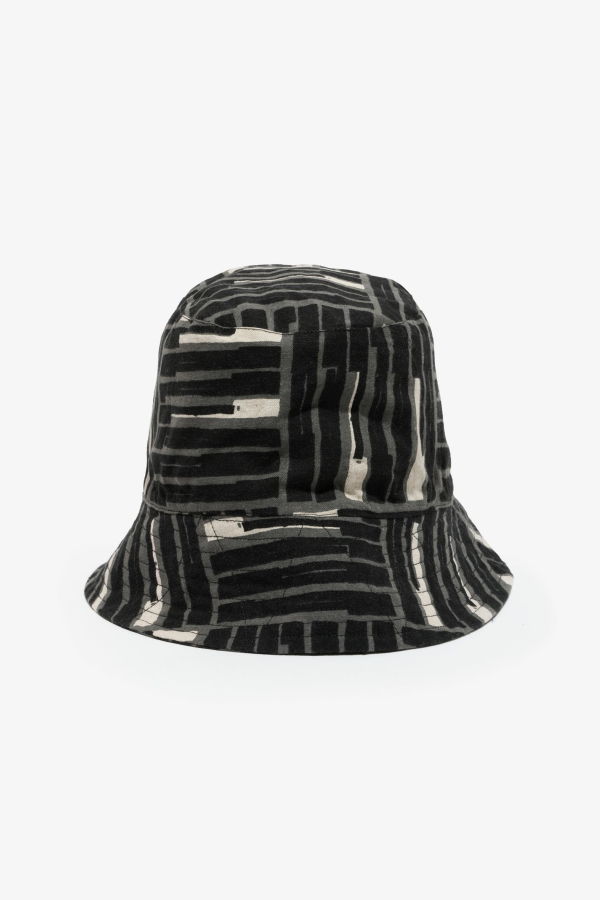 Engineered Garments CL Tile Print Canvas Bucket Hat
