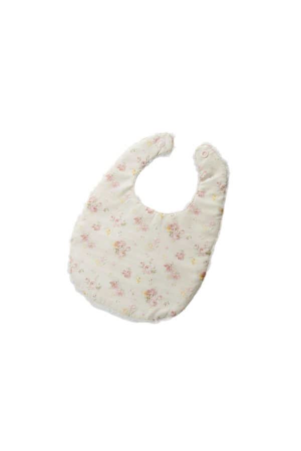 Piper&Cloth Layette Bib - Pressed Petal