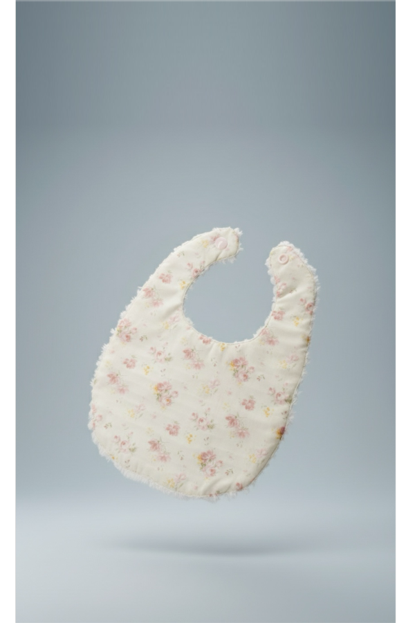 Piper&Cloth Layette Bib - Pressed Petal
