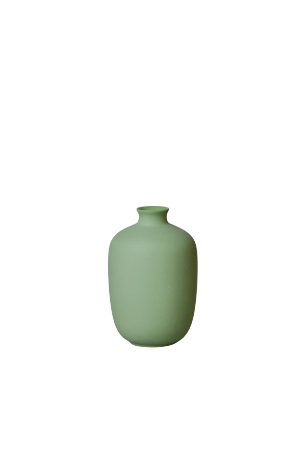 Middle Kingdom Matte Porcelain Mini Plum Vase