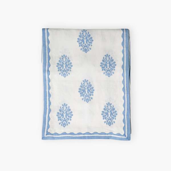 Banyan & Birch Nila Hand-Printed Table Runner Banyan & Birch Nila Hand-Printed Table Runner