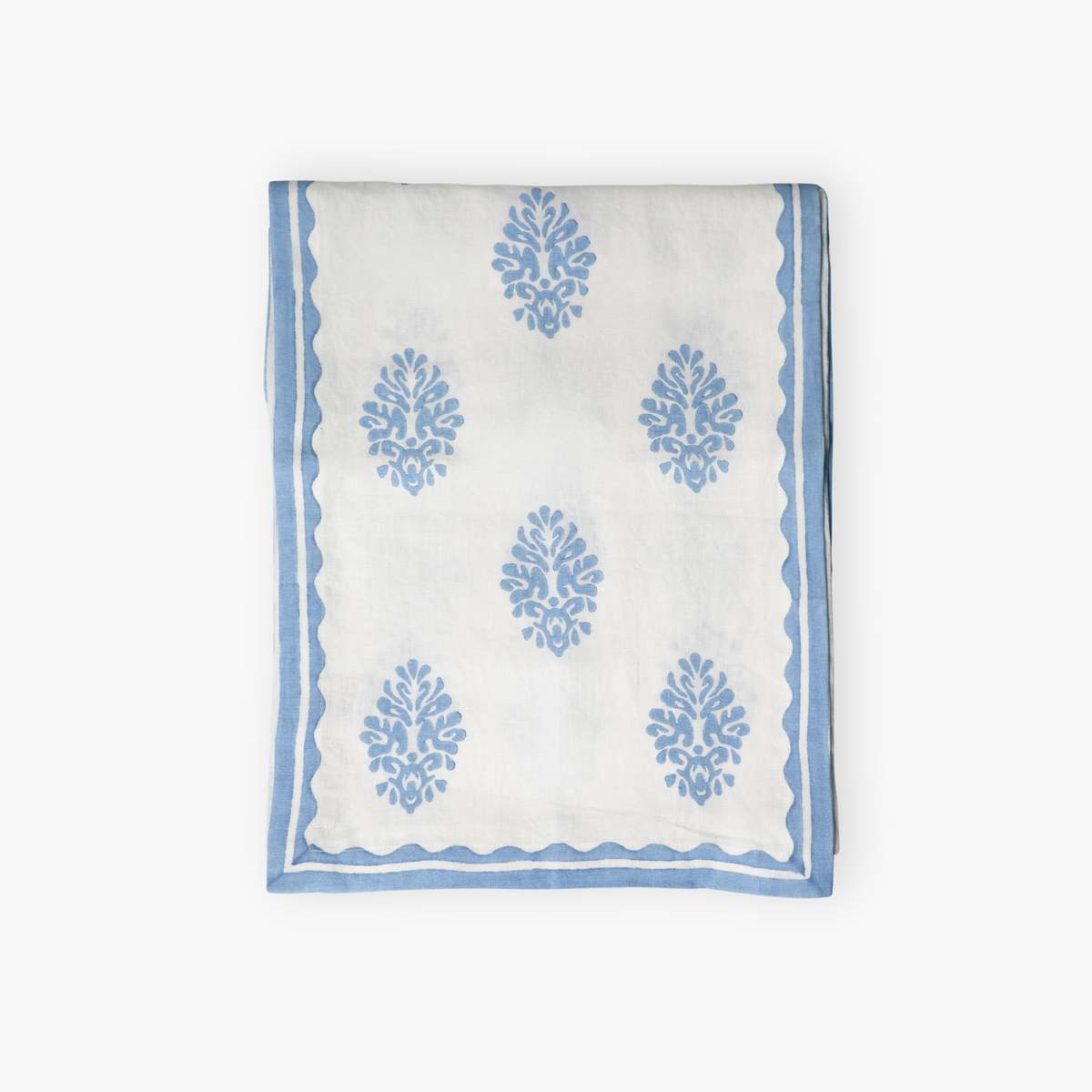 Banyan & Birch Nila Hand-Printed Table Runner - Image 1 of 4