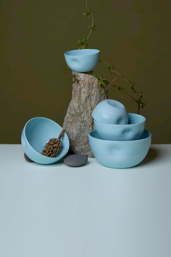 Middle Kingdom Unique Series Thumb Print Porcelain Bowl