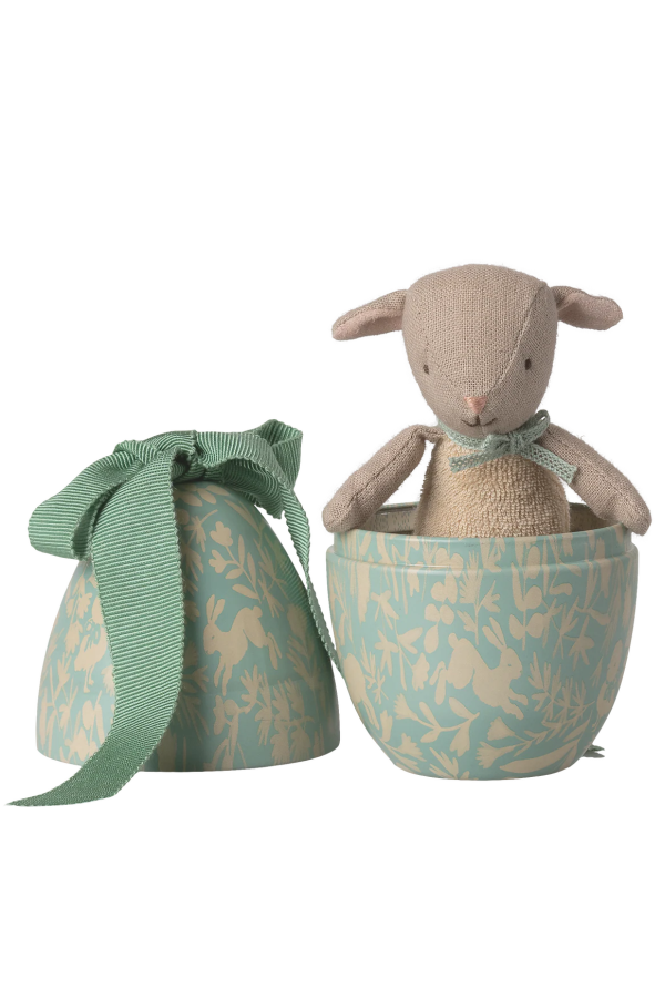 KIDS Maileg Easter Egg with Micro Lamb Toy