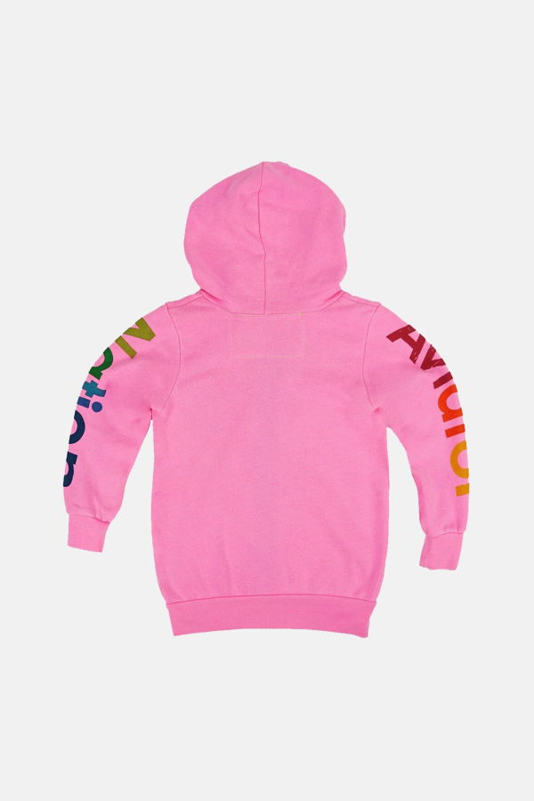 KIDS Blue&Cream Sag Harbor Signature Zip Hoodie