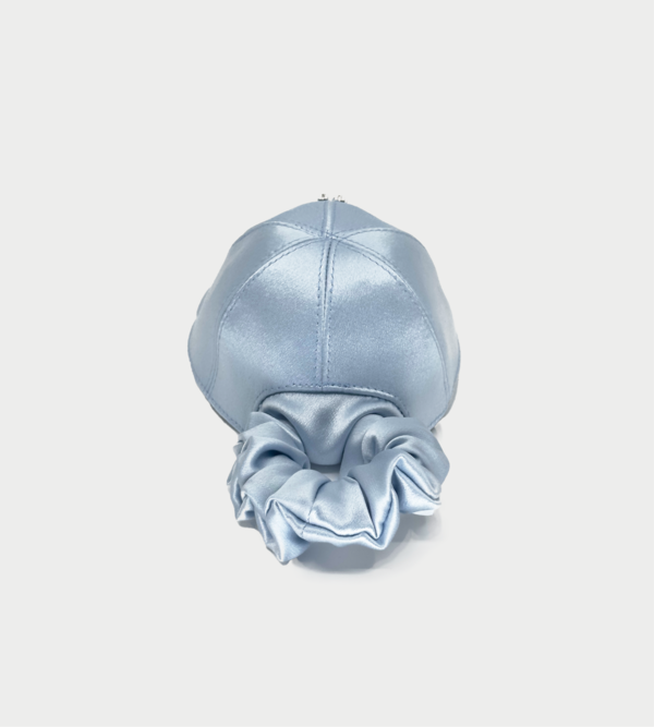 YVMIN Fabric Hat Hair Tie Hair Clip - Blue