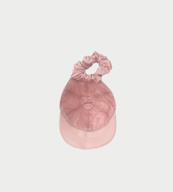 YVMIN Fabric Hat Hair Tie Hair Clip - Pink