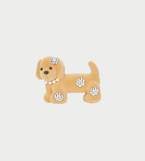 YVMIN Flower Decorated Puppy Hair Pin YVMIN Flower Decorated Puppy Hair Pin