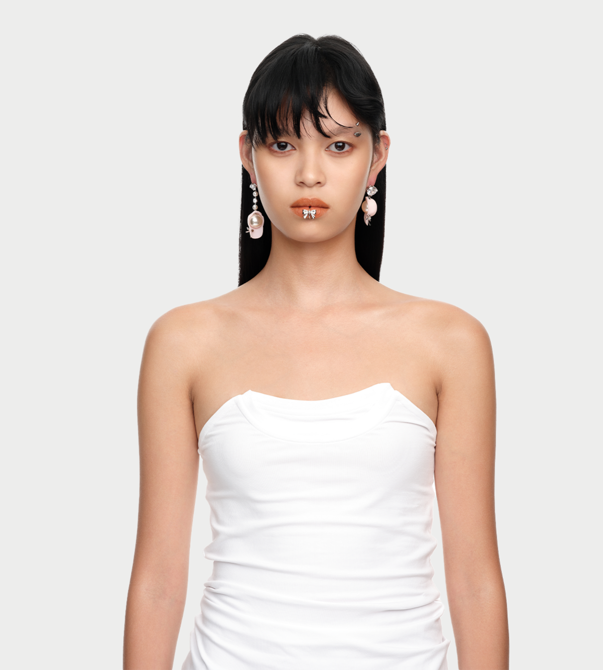 YVMIN Hat Pearl Earring Pink (Pair) - Image 4 of 4