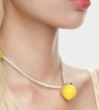 YVMIN Lemon Necklace Yellow Necklace - Thumbnail 2
