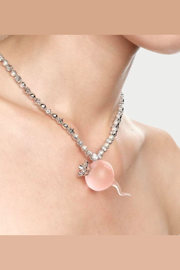 YVMIN Transparent Radish Necklace
