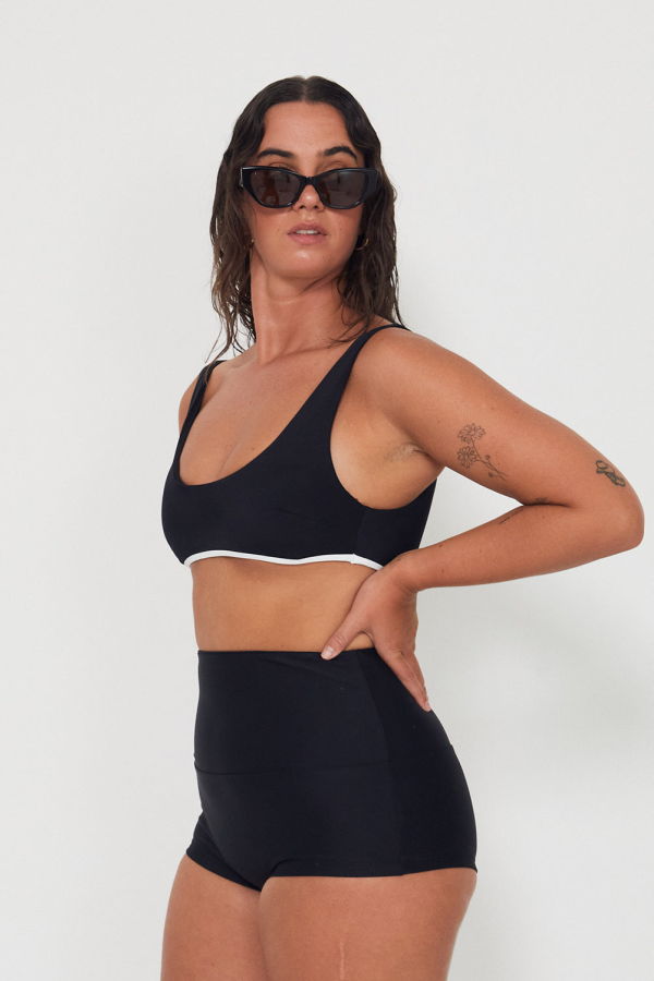 Salt Gypsy Bralette Bikini Top - Black