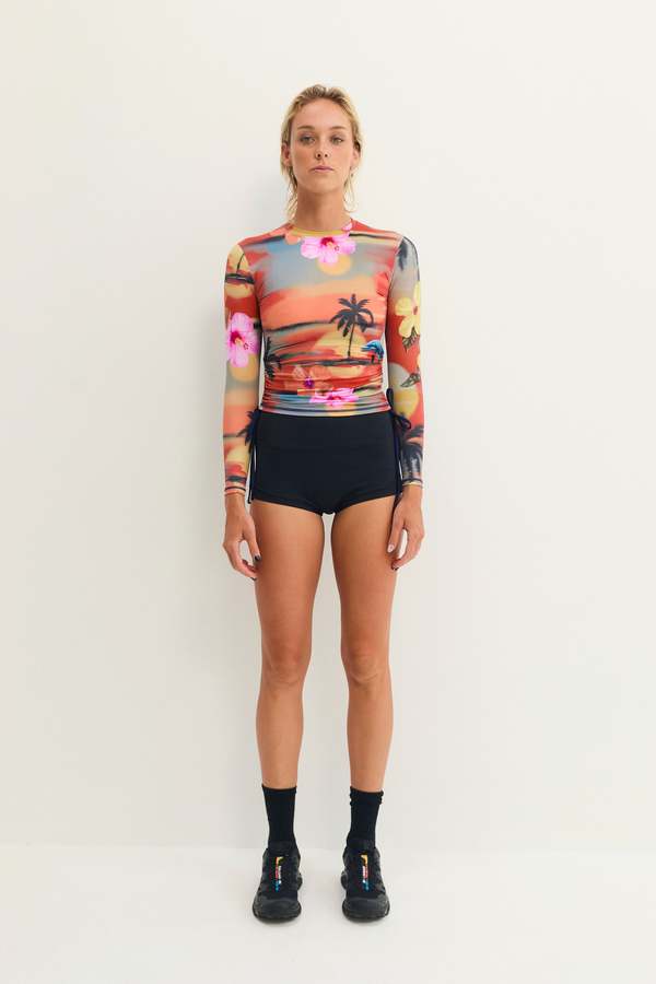Salt Gypsy Ruched Rashguard | Garmentory