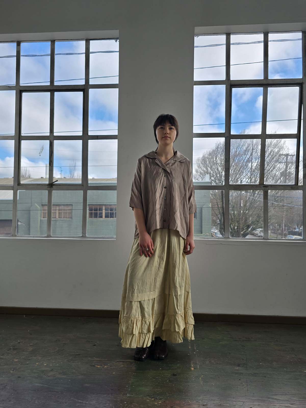 Vintage Issey Miyake Pleats Please Sage Top - Image 2 of 5