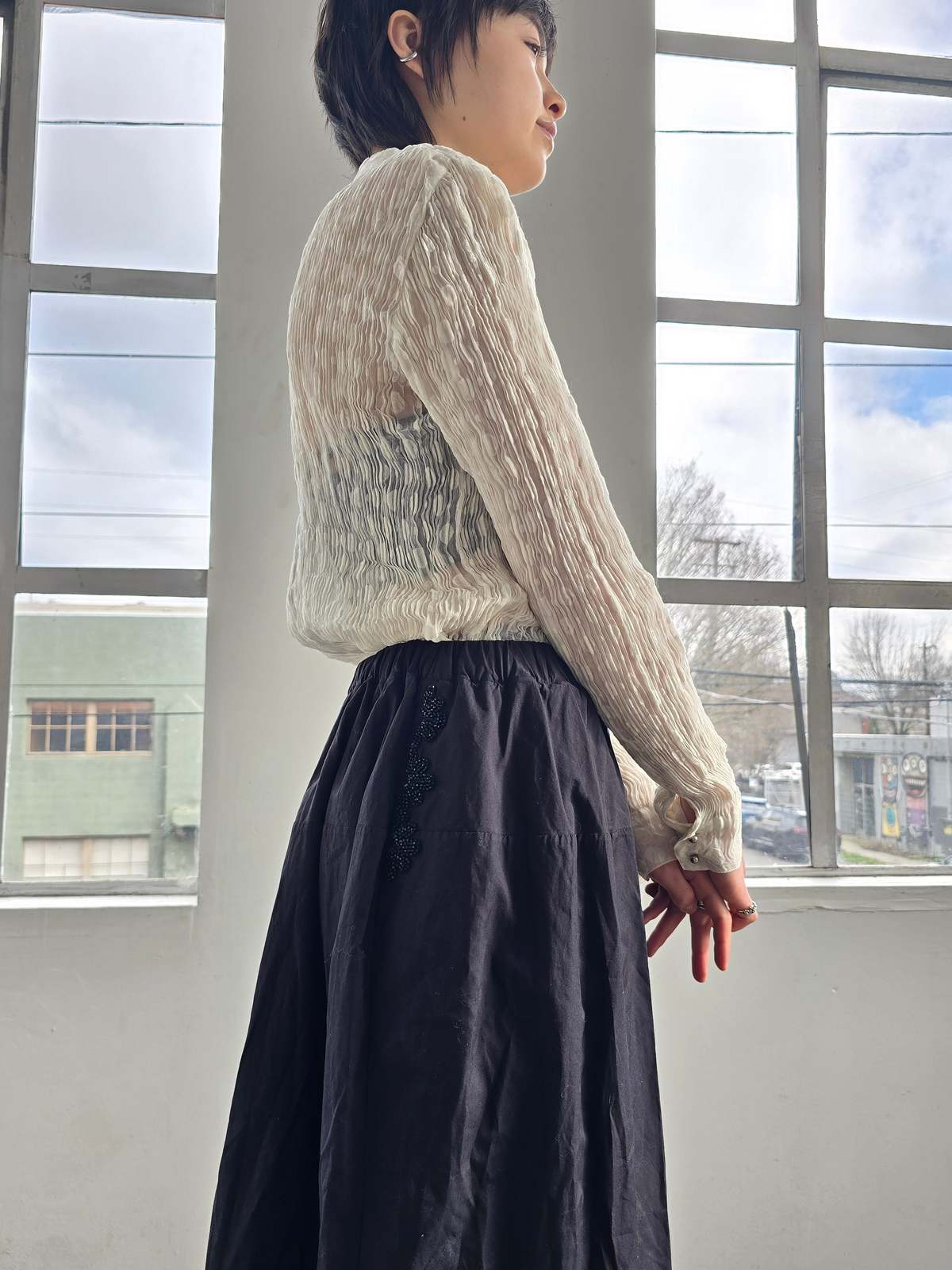 Vintage Simone Rocha Beaded Detail Skirt - Image 2 of 8