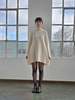 Vintage The Row Wool Sweaterdress Dress - White - Thumbnail 4