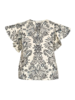 Ulla Johnson Severine Flutter Sleeve Top - Thumbnail 1