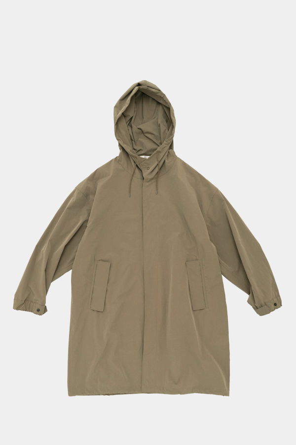 Still By Hand Hooded Nylon Coat