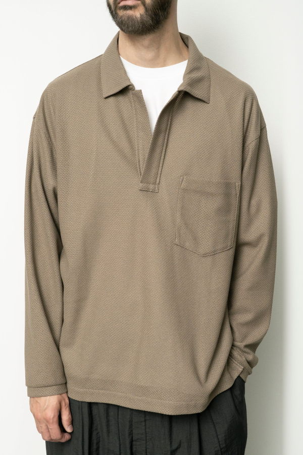 Still By Hand Moss Stitch Skipper Shirt